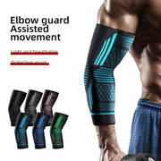 Elbow protection with four-way elastic pressure